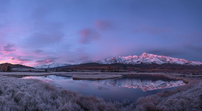 утро на озере фото превью