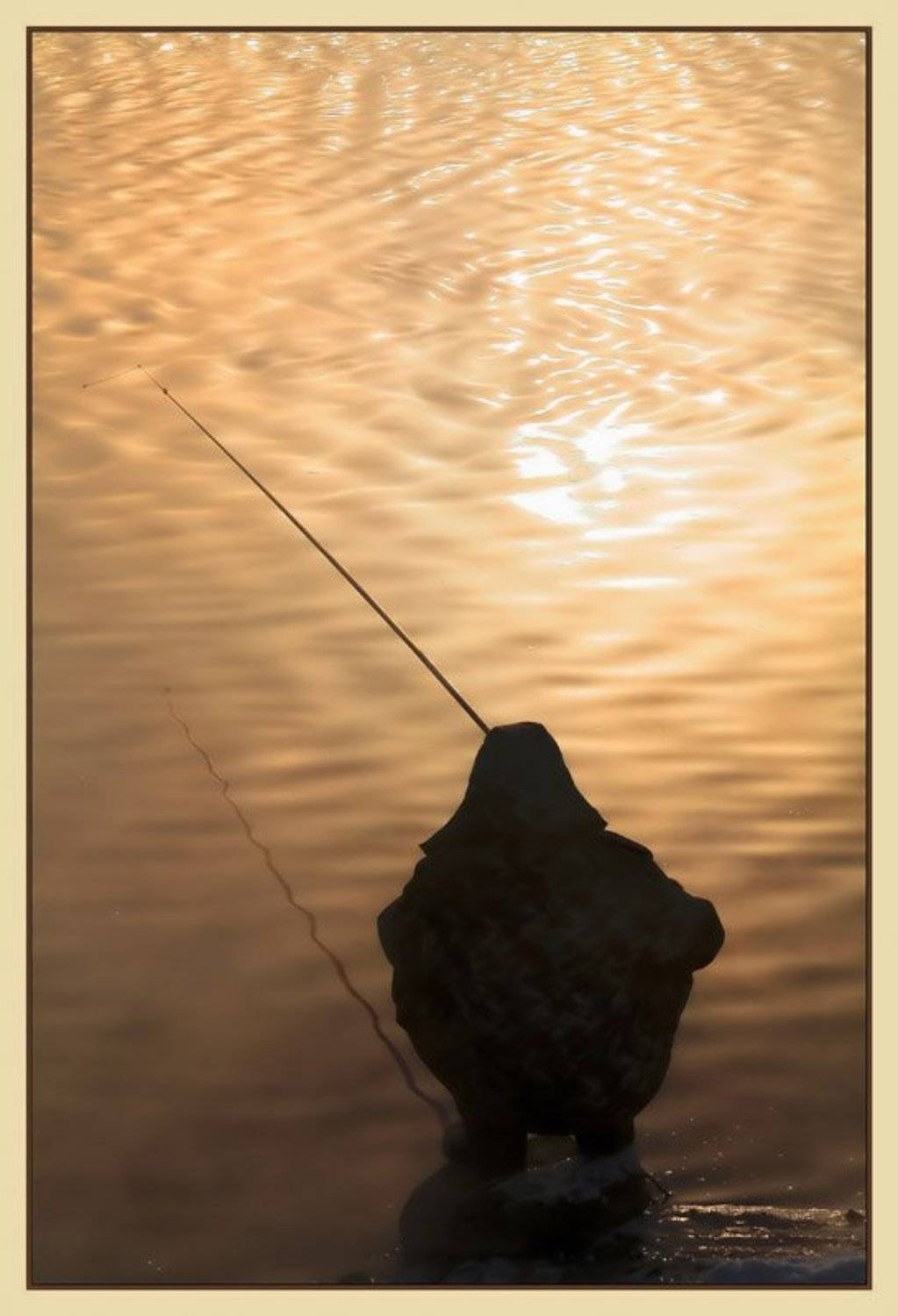 рыбак, река, солнце, i_GO