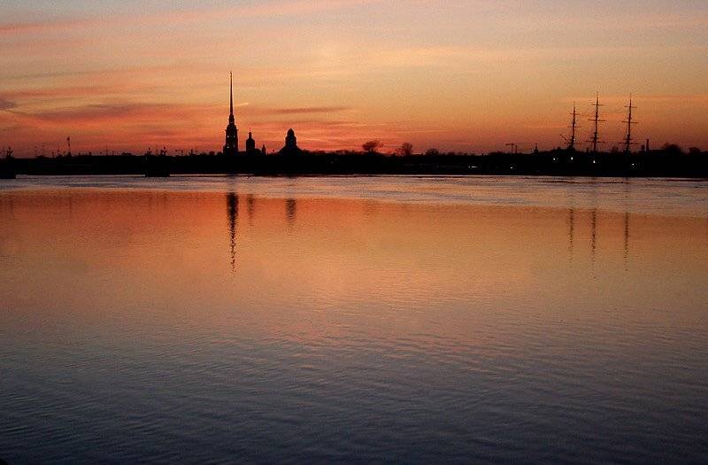 петербург, нева, закат, Kirill Shapovalov