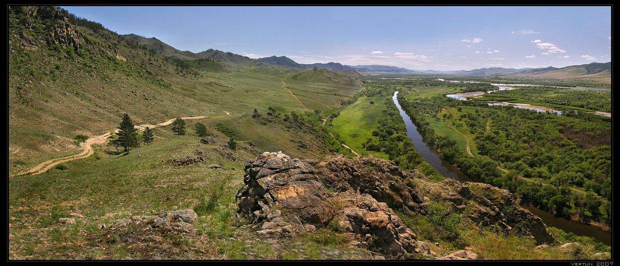 селенга, долина, река, горы, бурятия, Игорь Глушко