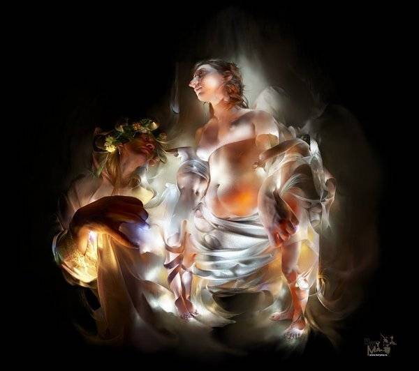 светографика, портрет, свет,  размышление, жанр, сюжет, HoryMa (ХориМа)