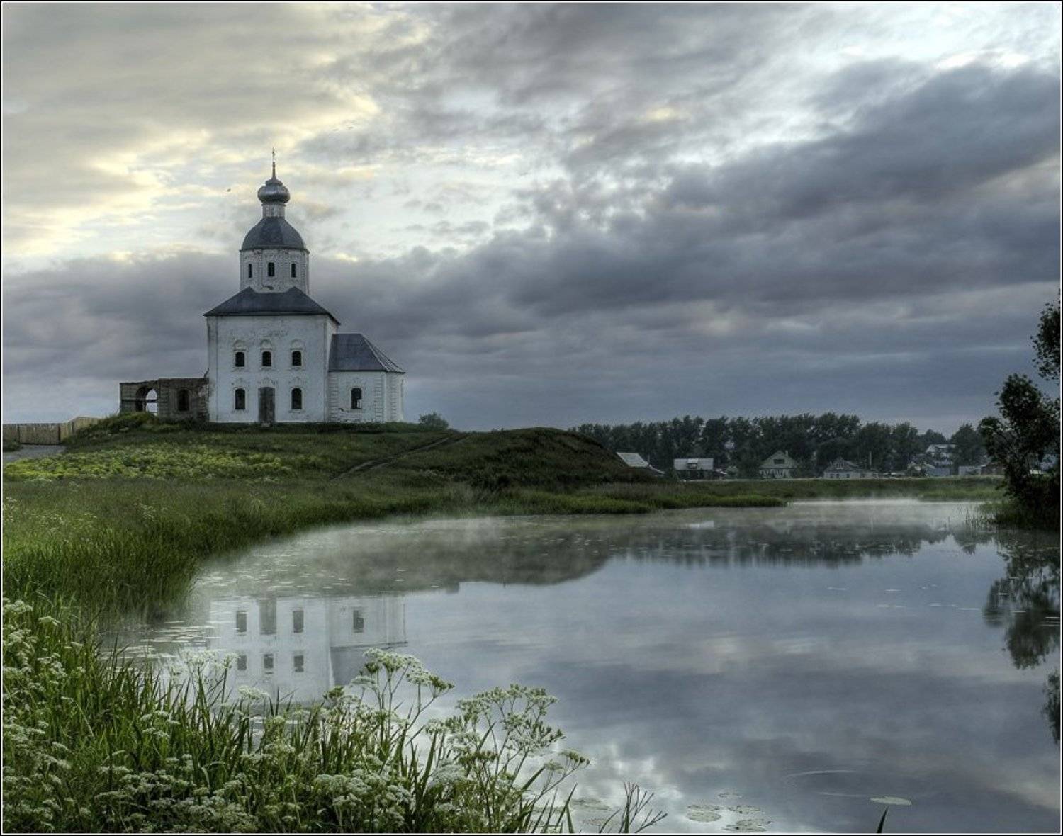 утро, туман, суздаль, золотое кольцо, Alex Sheptl