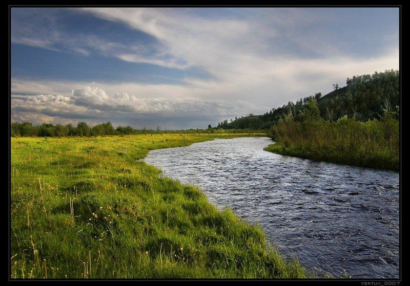 курба, река, бурятия Курба фото превью