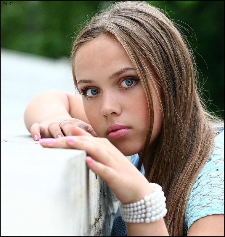 портрет, настя, глаза, девушка, Петрова Мария