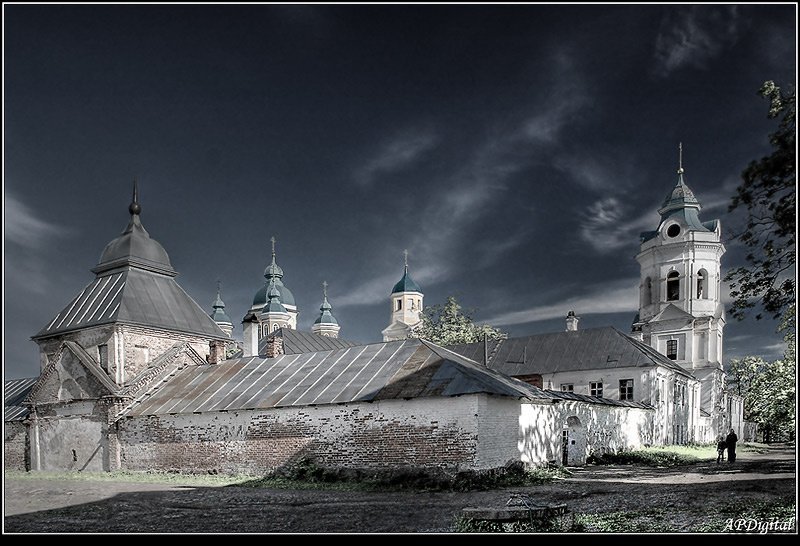 ладожское, озеро, остров, коневец, коневский, рождество-богородичный, монастырь Вечер фото превью