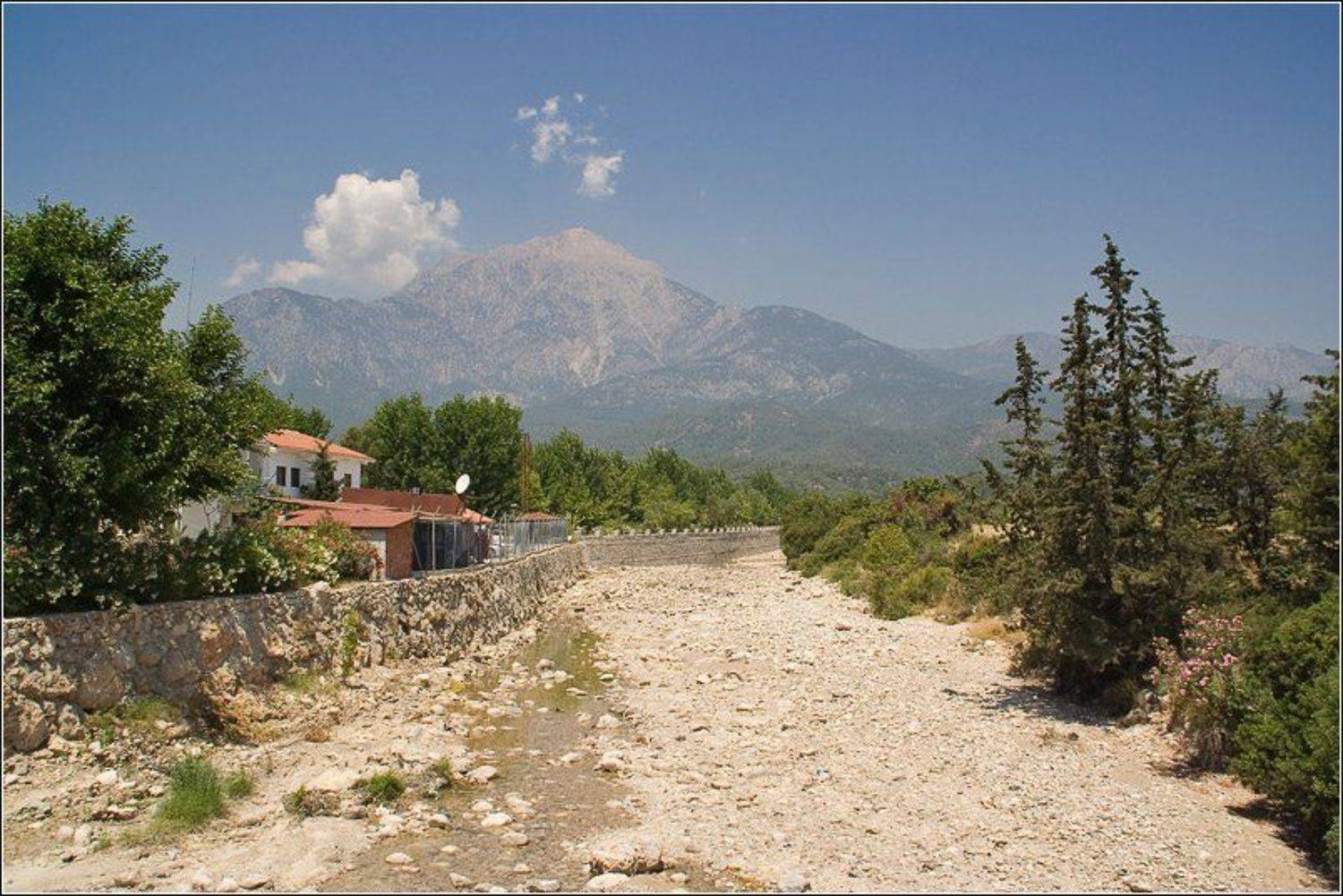 турция, кемер, текирова, русло реки, Братаев Юра