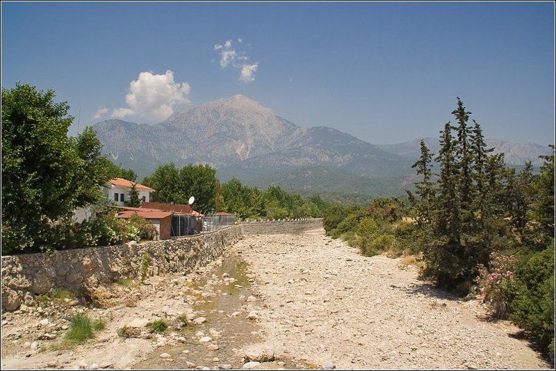 турция, кемер, текирова, русло реки русло реки фото превью