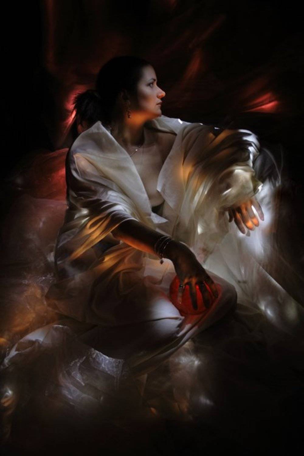 портрет, светографика, Onil