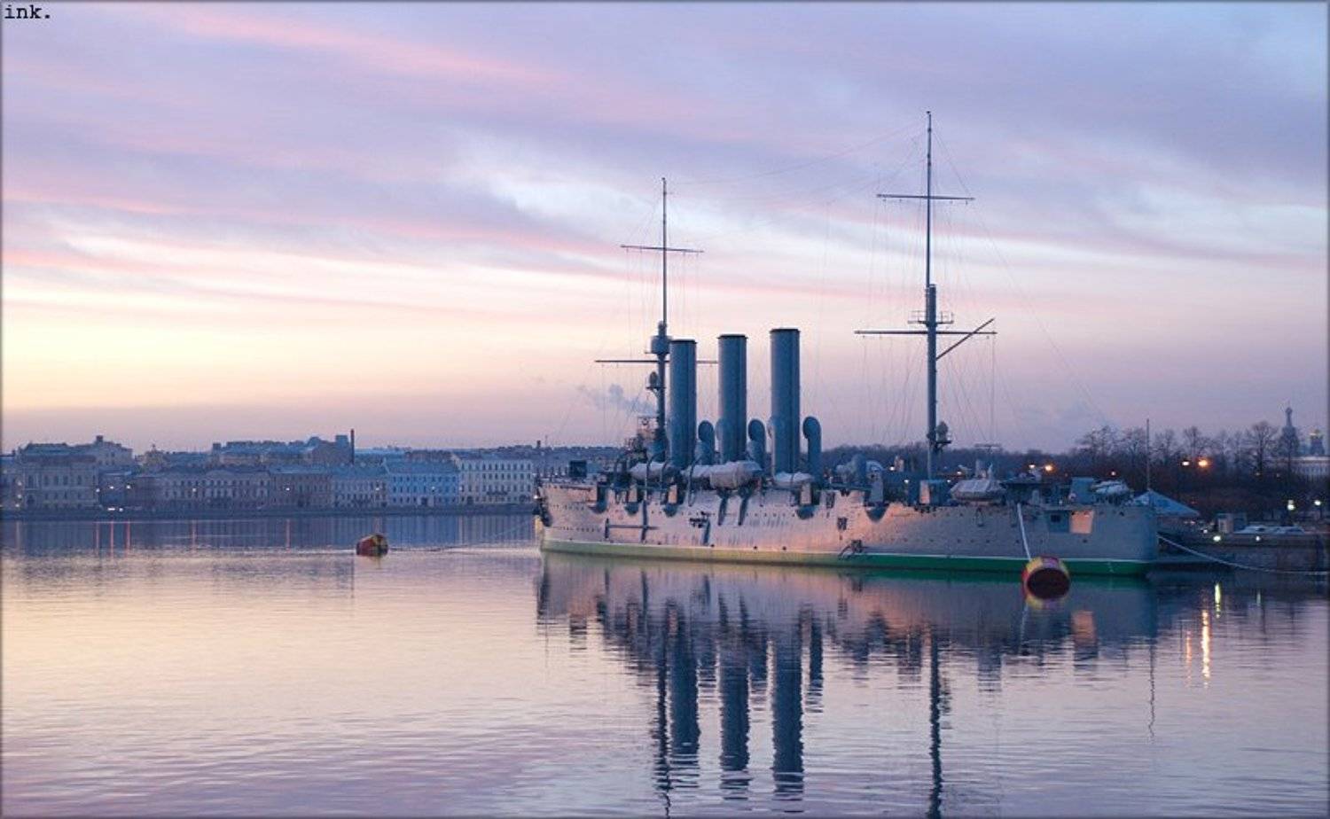 легендарный, крейсер, аврора, Ink