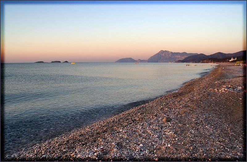 турция, текирова, средиземное море, утро утренняя фото превью