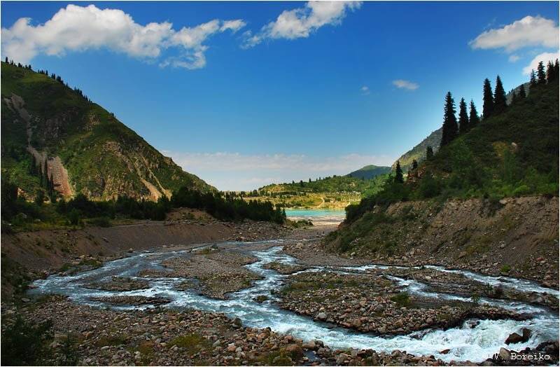 озеро, иссык, Вадько
