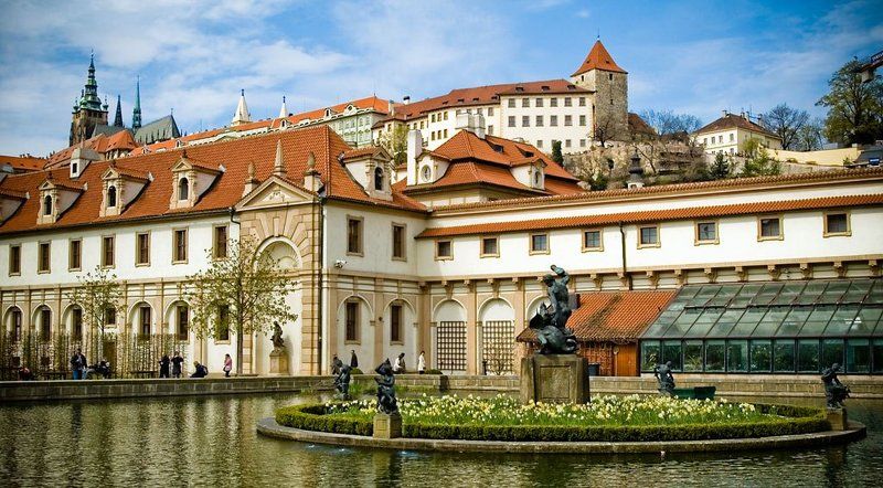 геракл, прага, памятник, статуя, город, чехия, архитектура, весна *** фото превью