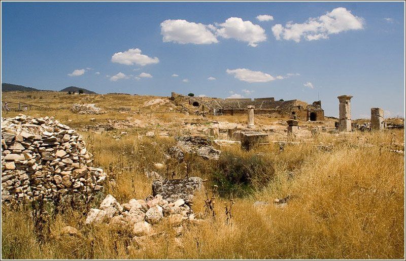 турция, памуккале, хиерасполис, амфитеатр Амфитеатр фото превью