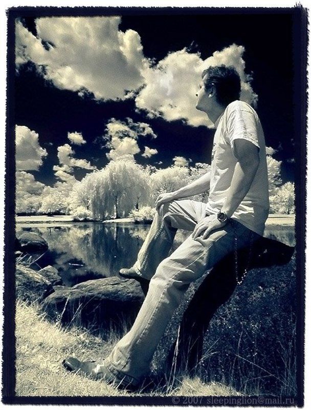 ик, портрет, infrared, инфракрасный, инфракрасное, pilgrim Считая облака... фото превью