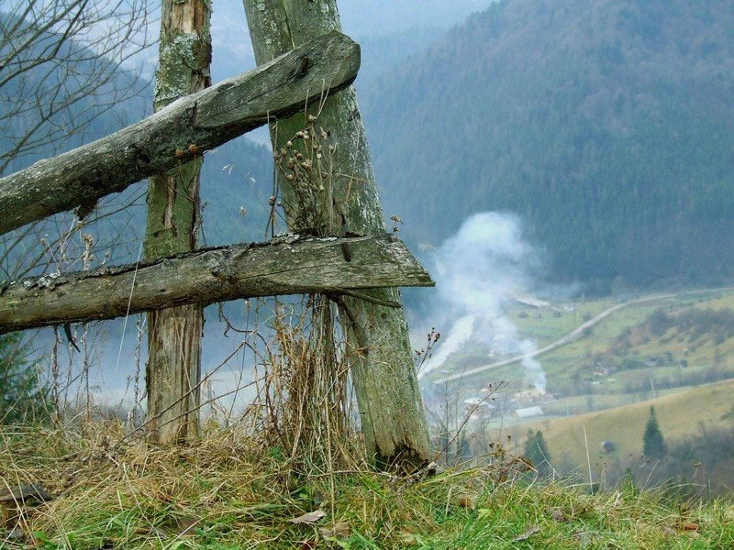 горы, карпаты, дым, речка, украина, Андрій Слободян (Dorian)