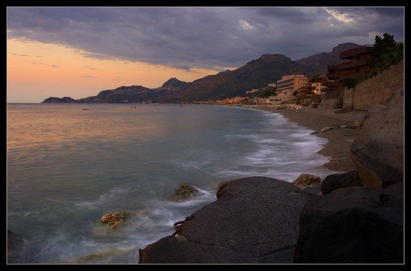 сицилия, италия, таормина, letoyanni, коза, с, нострой Рассвет в Letoyanni (сициля как она есть) фото превью