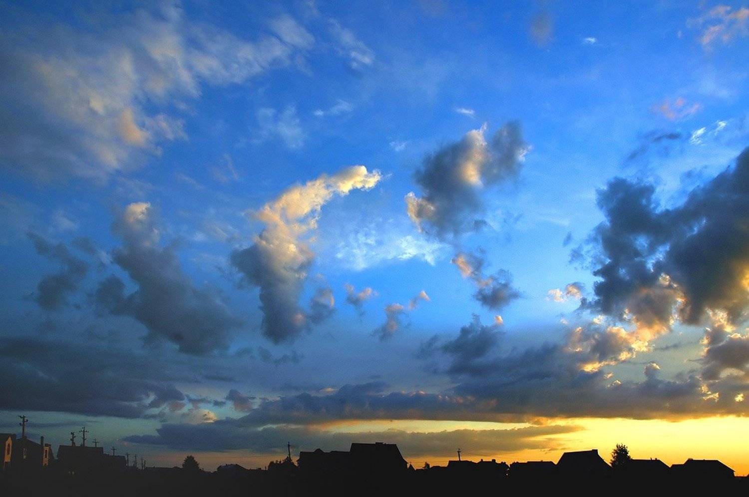 закат, облака, небо,курск, Владимир Разумов