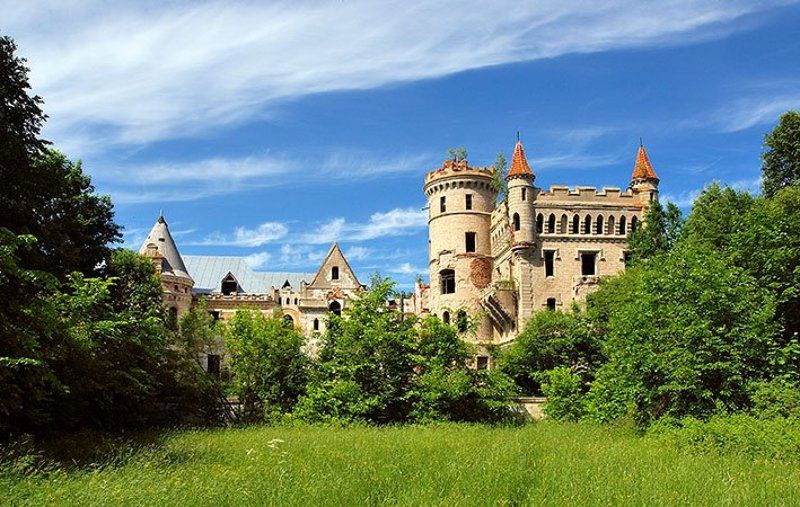 муромцево, владмирская обл., замок, усадьба уходящее прошлое фото превью