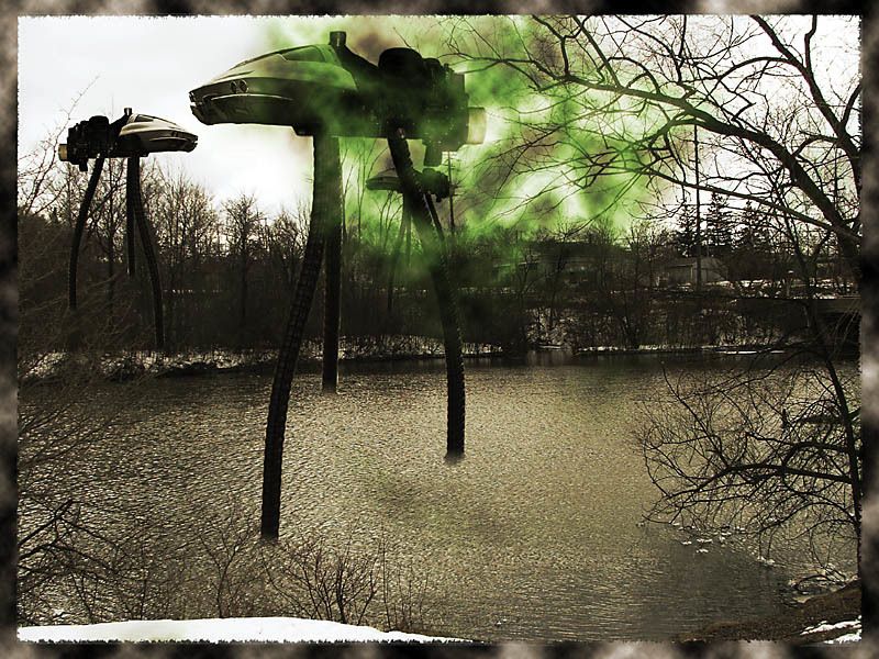 коллаж, монтаж, collage, montage, little pilgrim Война Миров фото превью