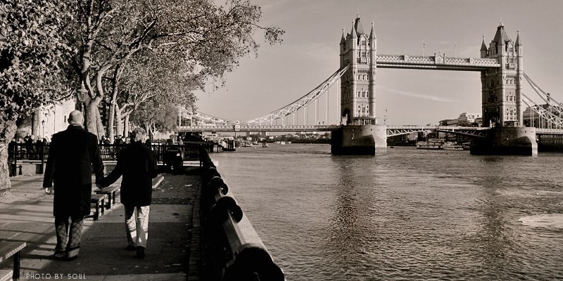лондон тауэр бридж город Вечерняя прогулка фото превью