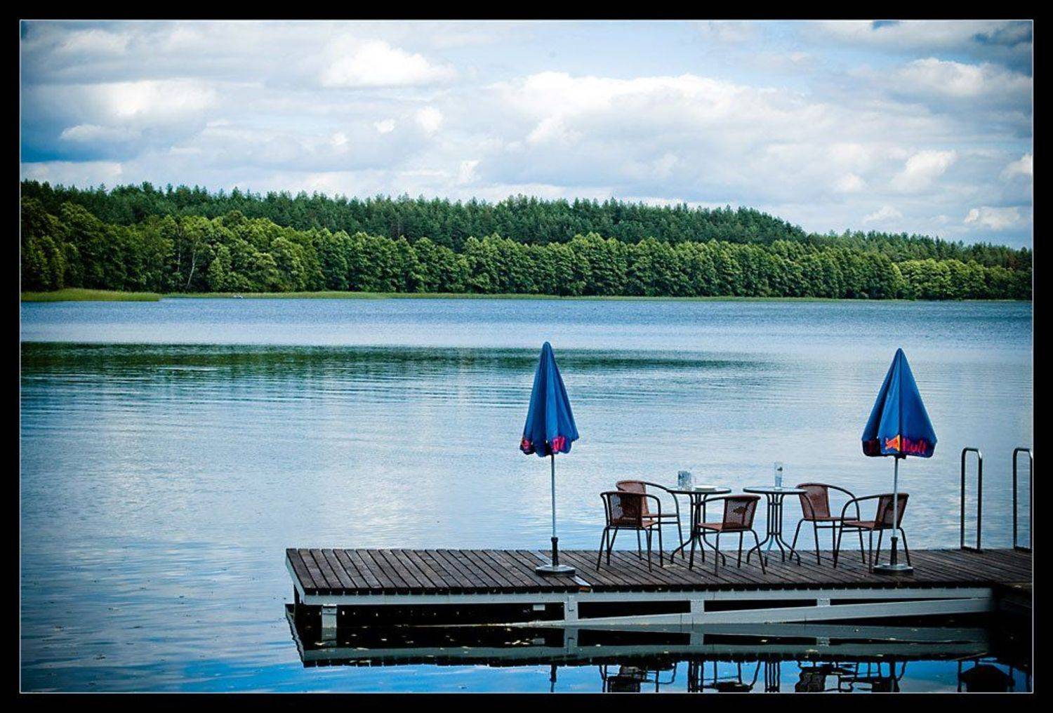 глюк никон nikon d70s литва озеро зонтик, Игорь