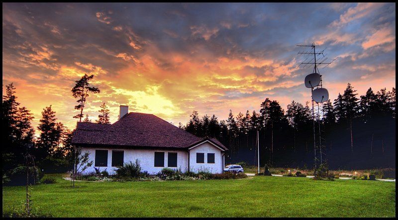 home, sweet home Домашняя закатная фото превью