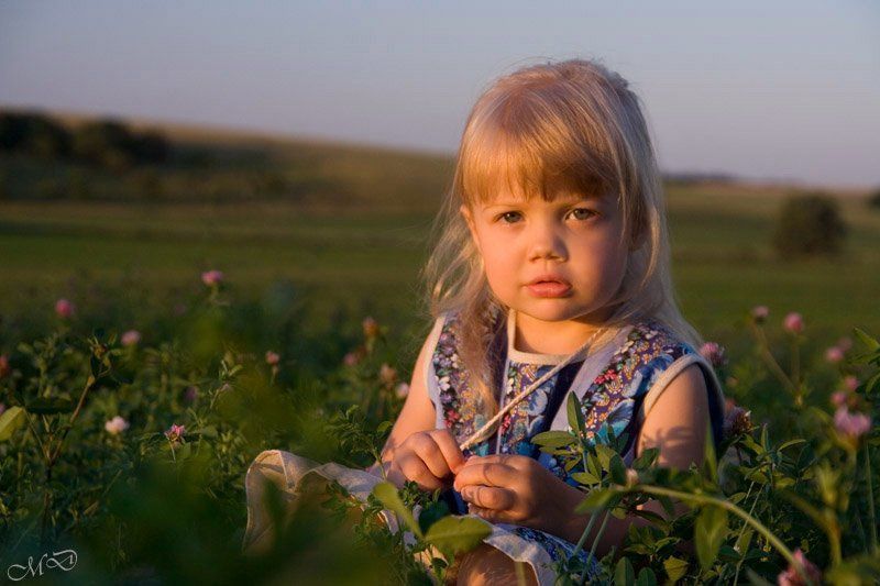 ребенок,принцесса,лето,цветочки,вид Надежда фото превью