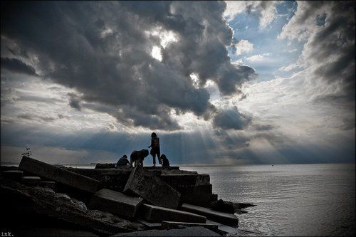 про художников, рисующих небо