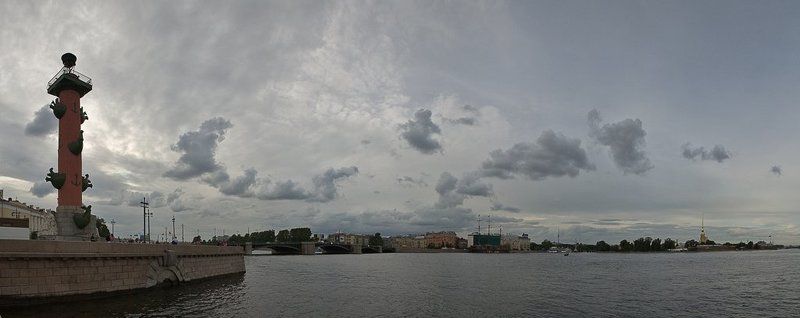 питер, петербург, петропавловка, стрелка, нева, небо, облака  фото превью