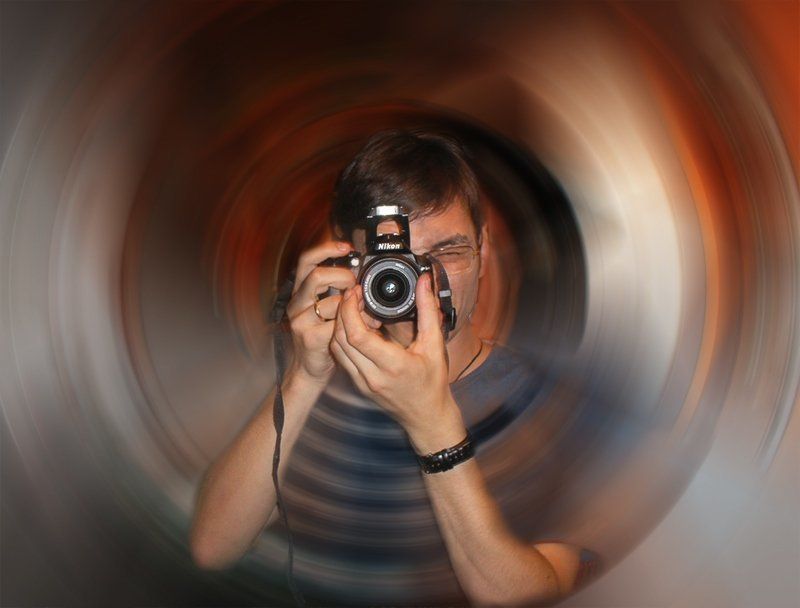 размытость, портрет, фотошоп, коллаж Брат в объективе фото превью