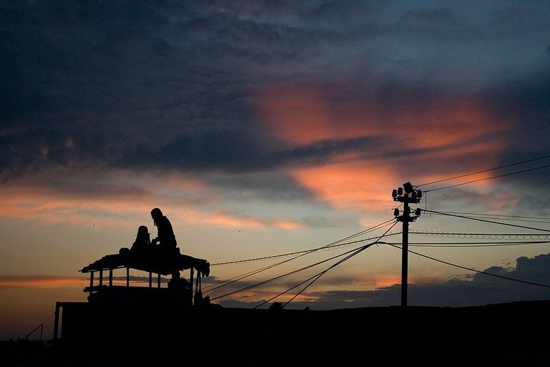 На закате фото превью