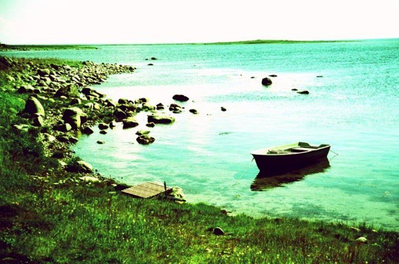 острова, лодка, море Заяцкие Острова фото превью