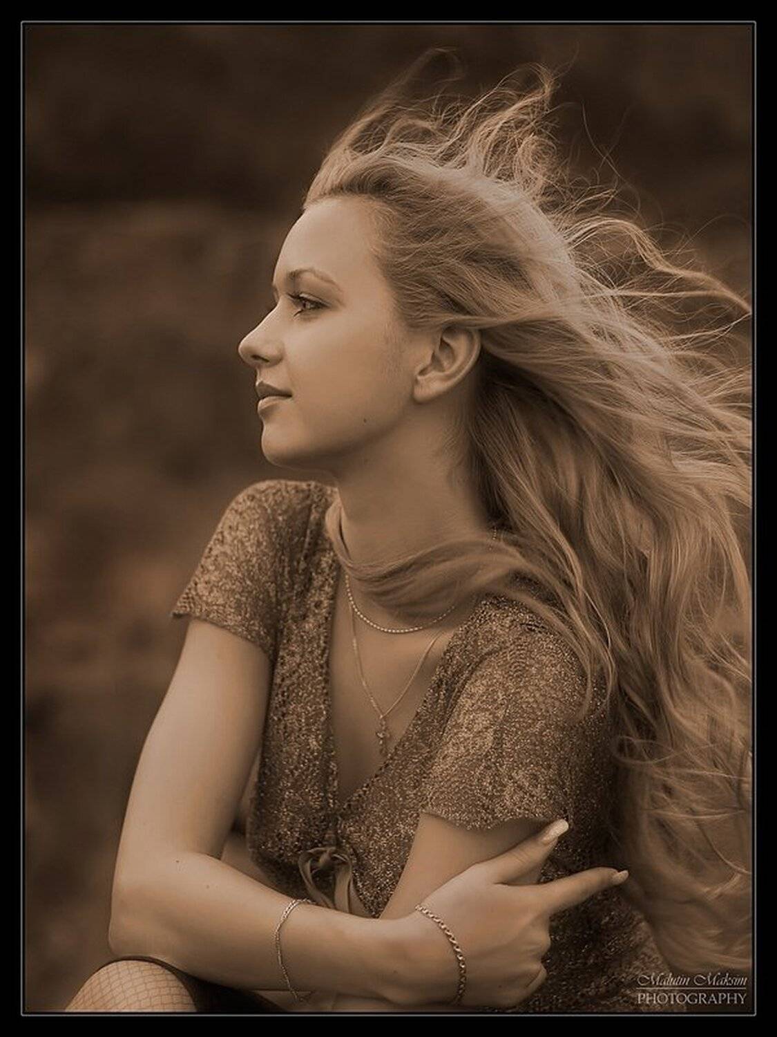 портрет очаровательной леди, Malutin Maksim