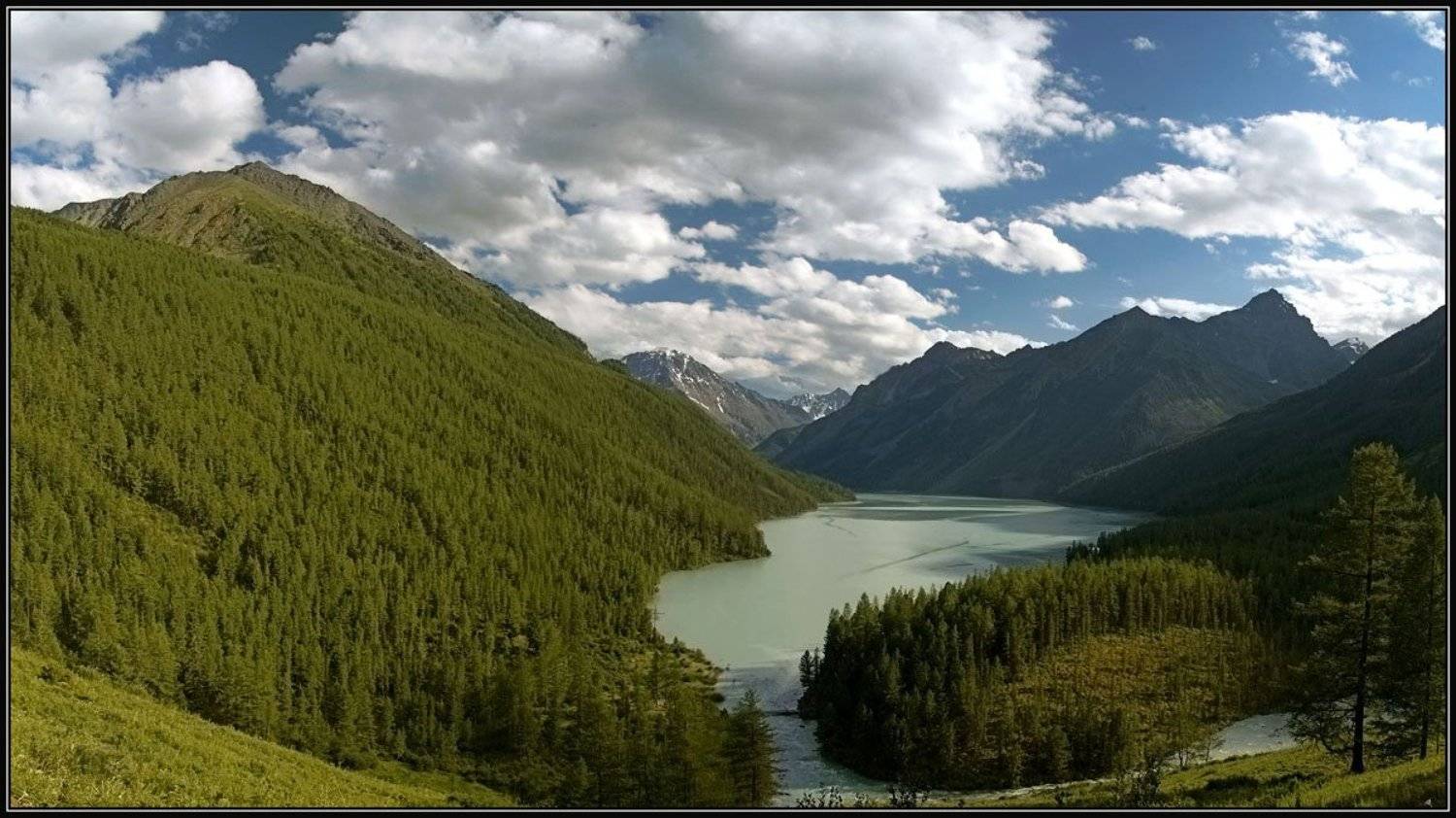 горы , озеро, Алексей