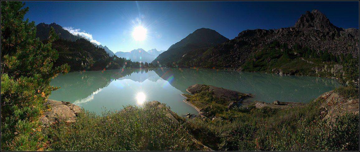 алтай, горный алтай, горы, озеро, дарашколь, блики, утро, аня графова, Аня Графова