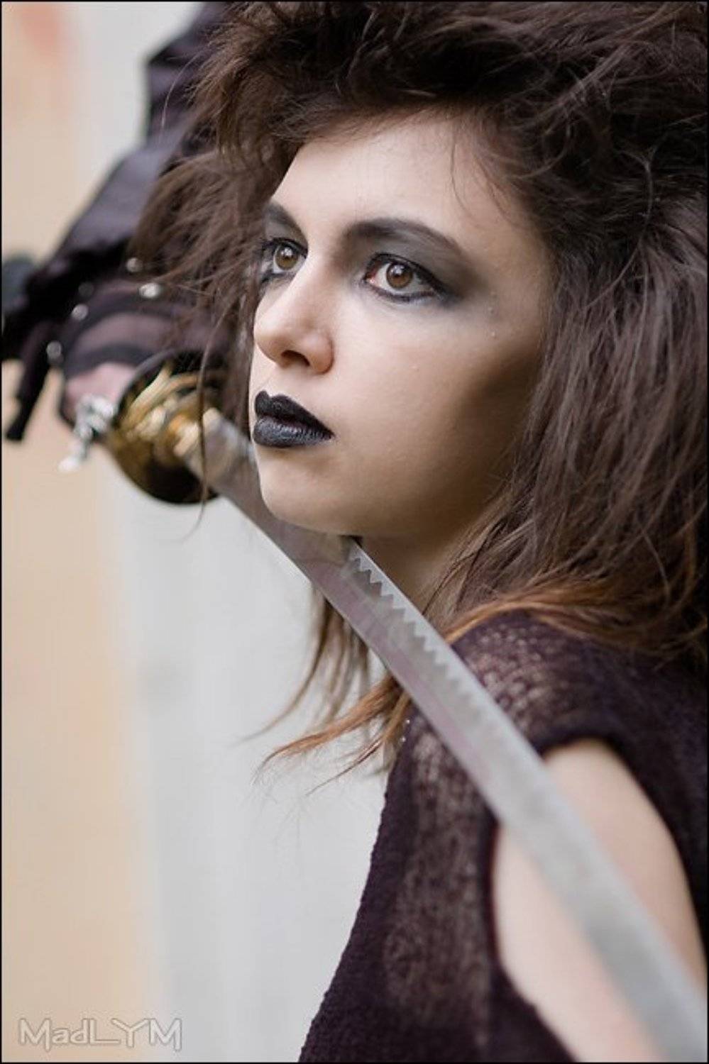 девушка, катана, готика, du, MadLYM