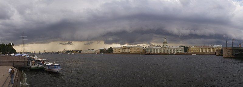 нева, тучи Предгрозовое-2 фото превью