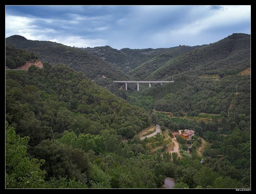 испания, каталония, горы, домик, seleznev