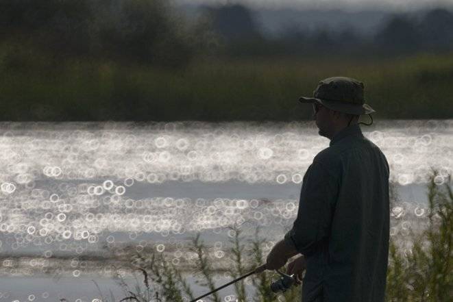 калининград, речка, рыбалка, Vincent