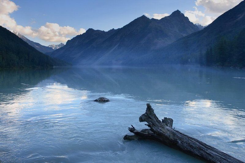 алтай, озеро, кучерлинское, вечер Вечер на Кучерлинском озере фото превью