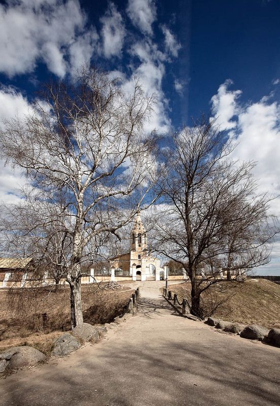 пейзаж,храм Дорога к храму... фото превью