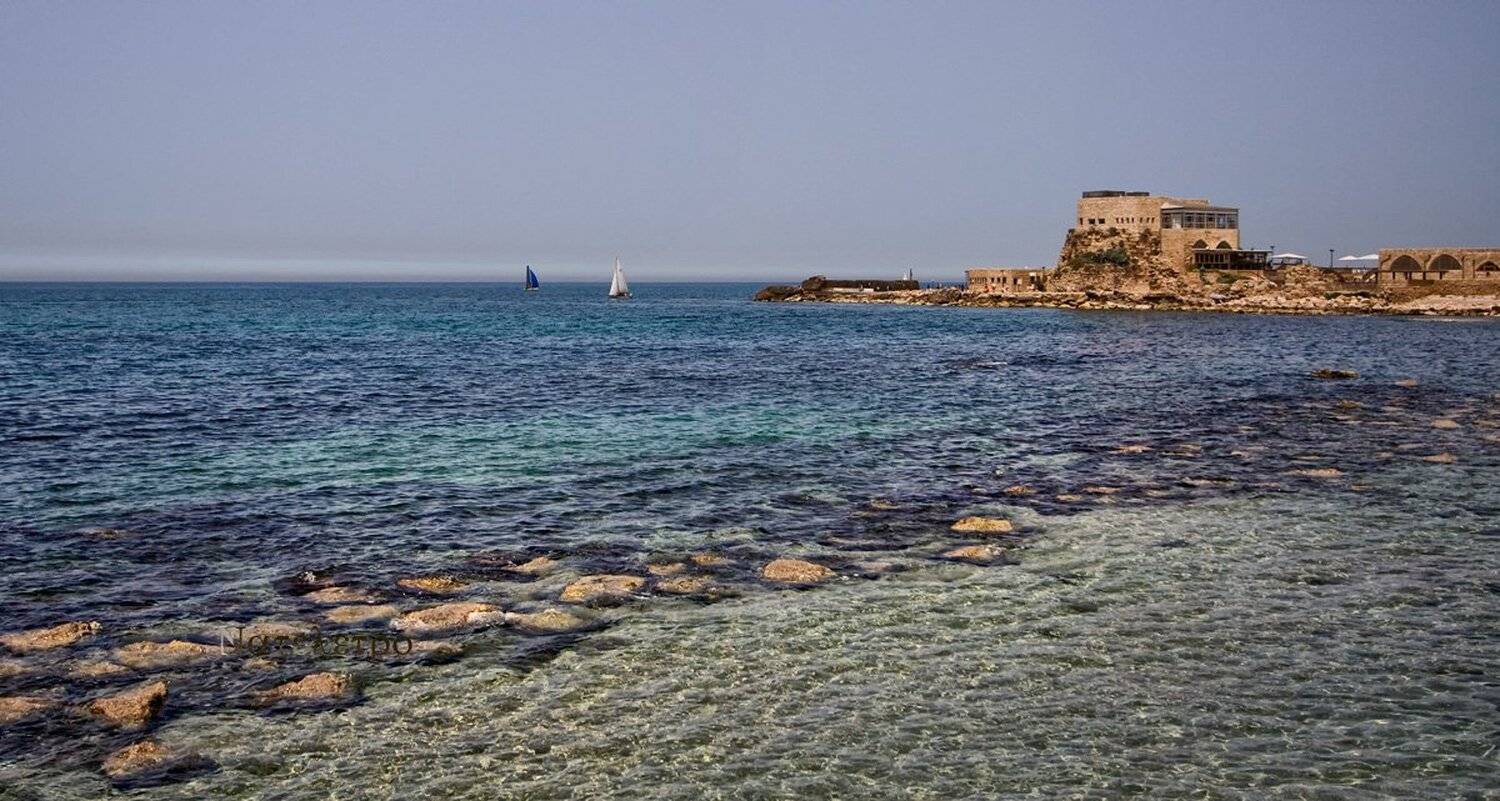 парус, море, кейсария, израиль, Nateletro