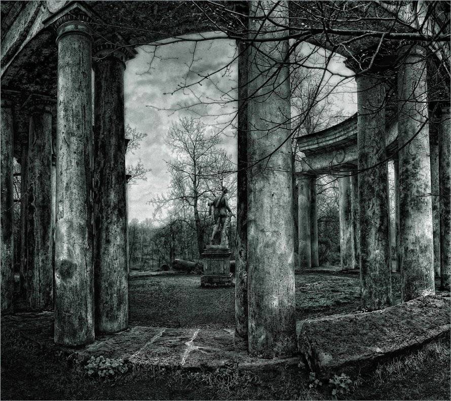 парк, павловск, колоннада, аполлон, Gennadi Blohin