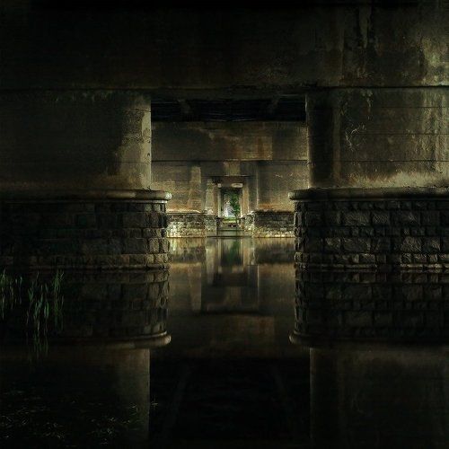 under bridge...