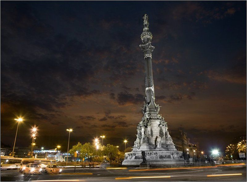 испания, барселона, колумб Памятник Колумбу в Барселоне фото превью