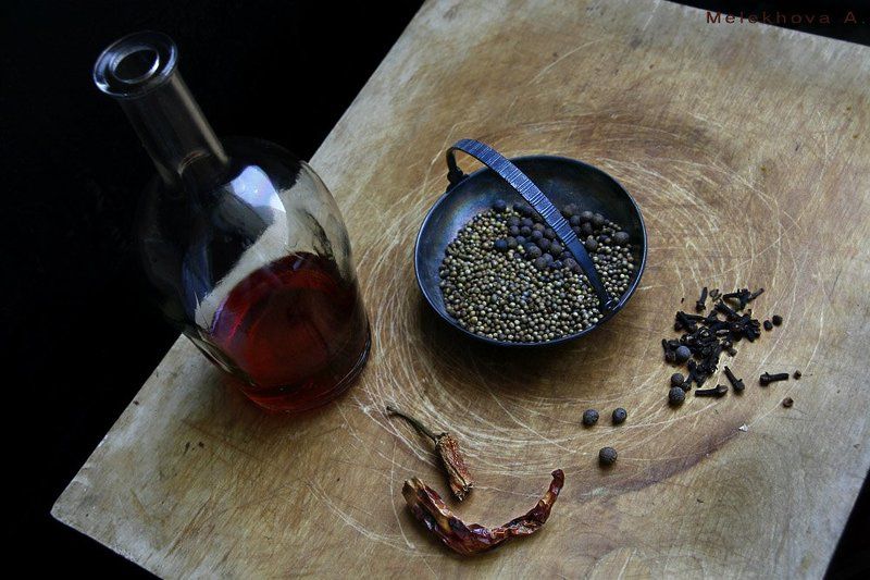 специи, пряности, вино, натюрморт Натюрморт со специями фото превью