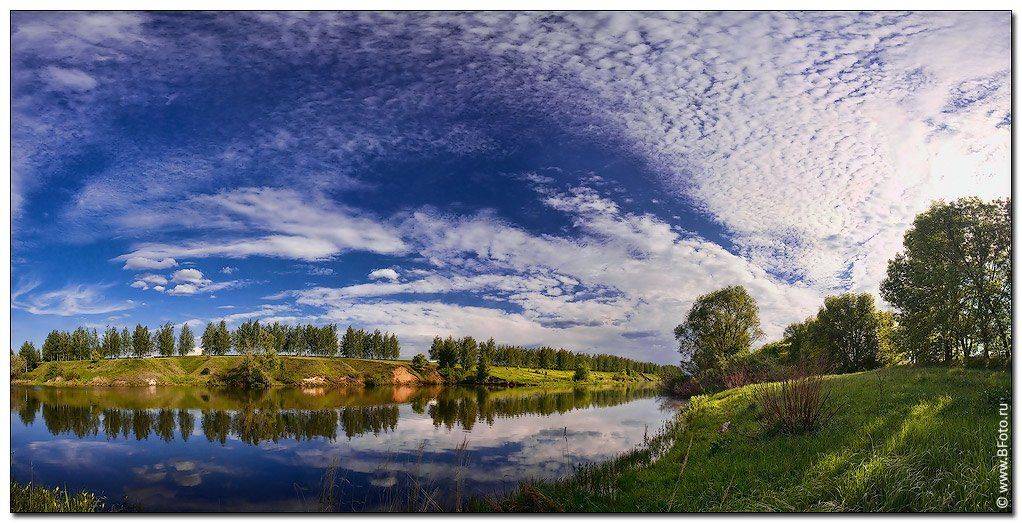село, деревня, каликино, липецкая область, пруд, река, лето, пейзаж, Алексей Строганов