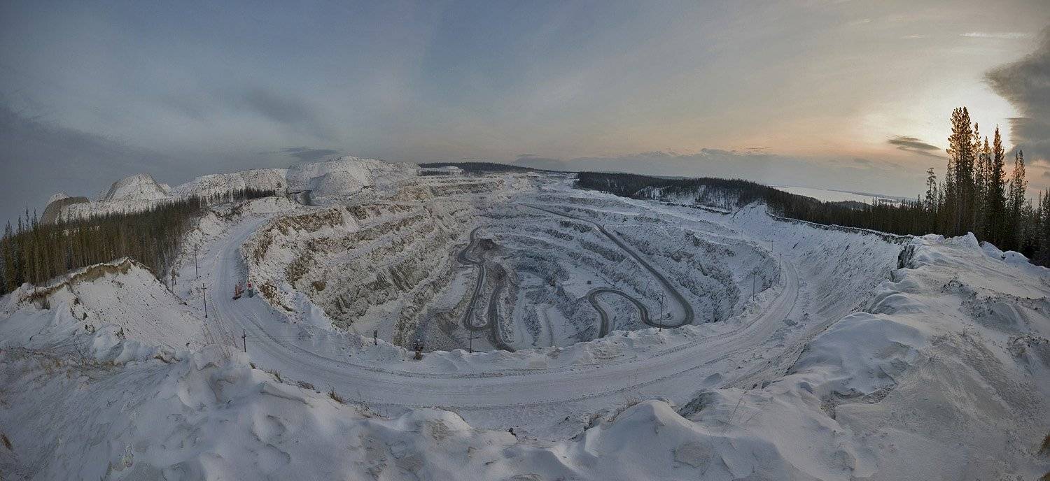 железнорудный, карьер, locus