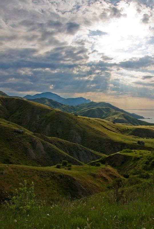 крым, рассвет, лисья бухта Радость утра фото превью