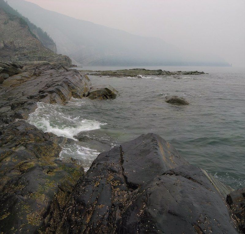 охотское, море, отлив -2 m фото превью